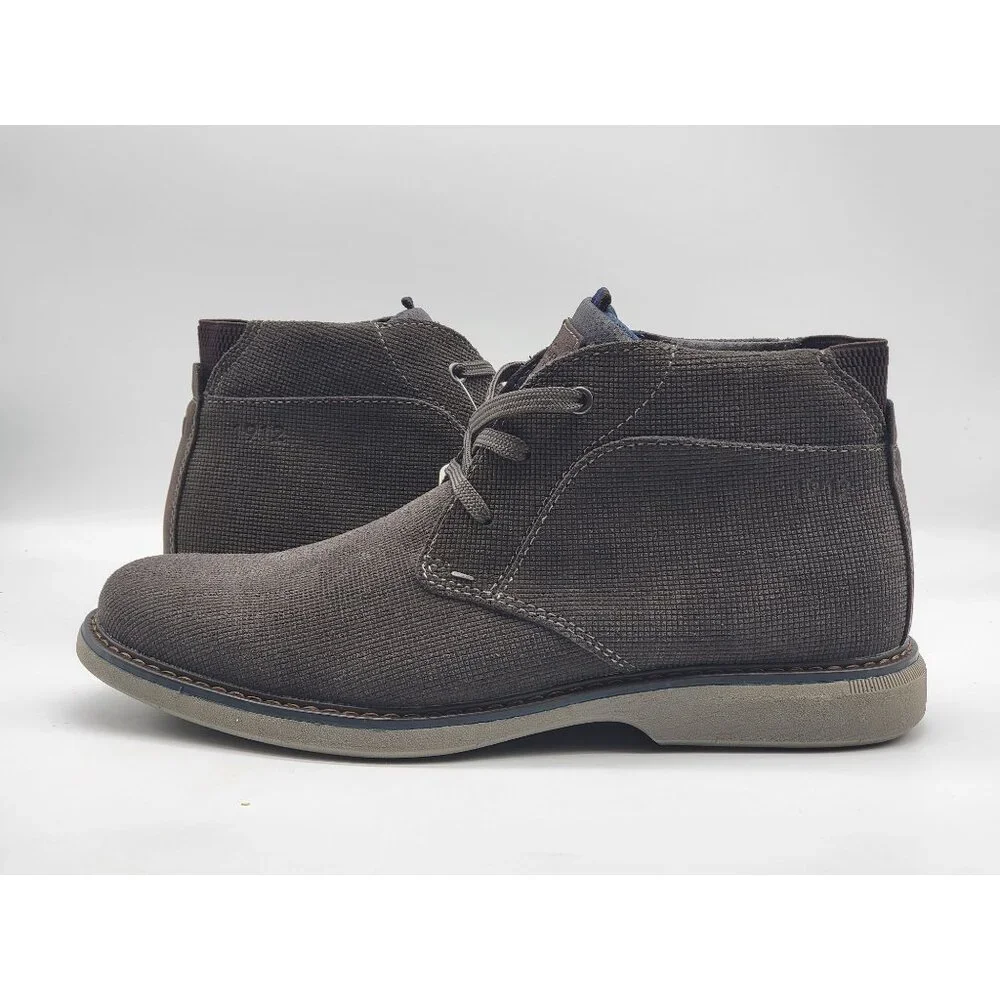 Nunn Bush‎ Otto Plain Toe Gray Chukka Boots 84987-020 Size 8.5M